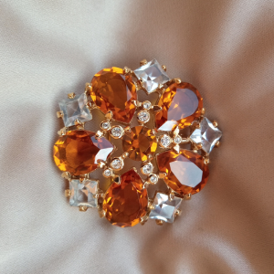 DIOR HONEY DIMOND BROOCH